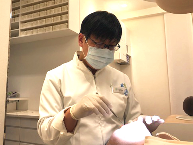矯正治療の診療風景　日本橋人形町ジェム矯正歯科